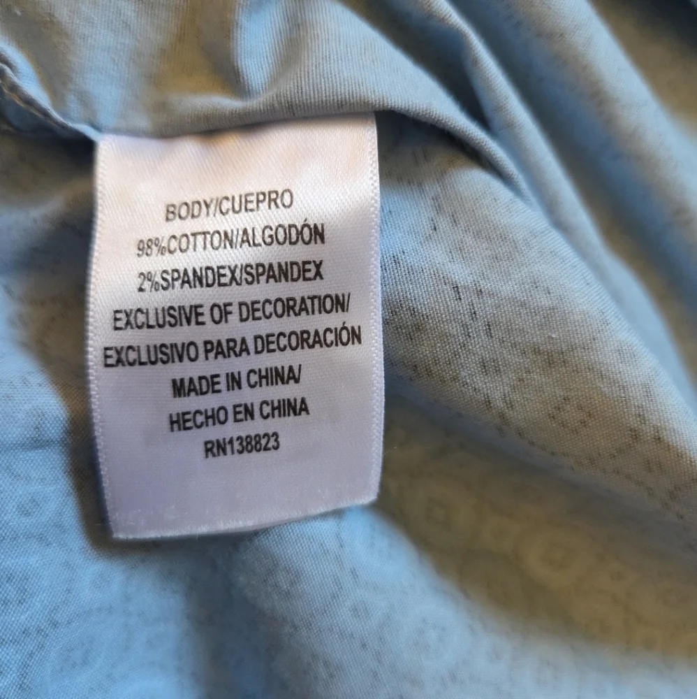 Cody James Button Down Dress Shirt Med Western‎ Cowboy